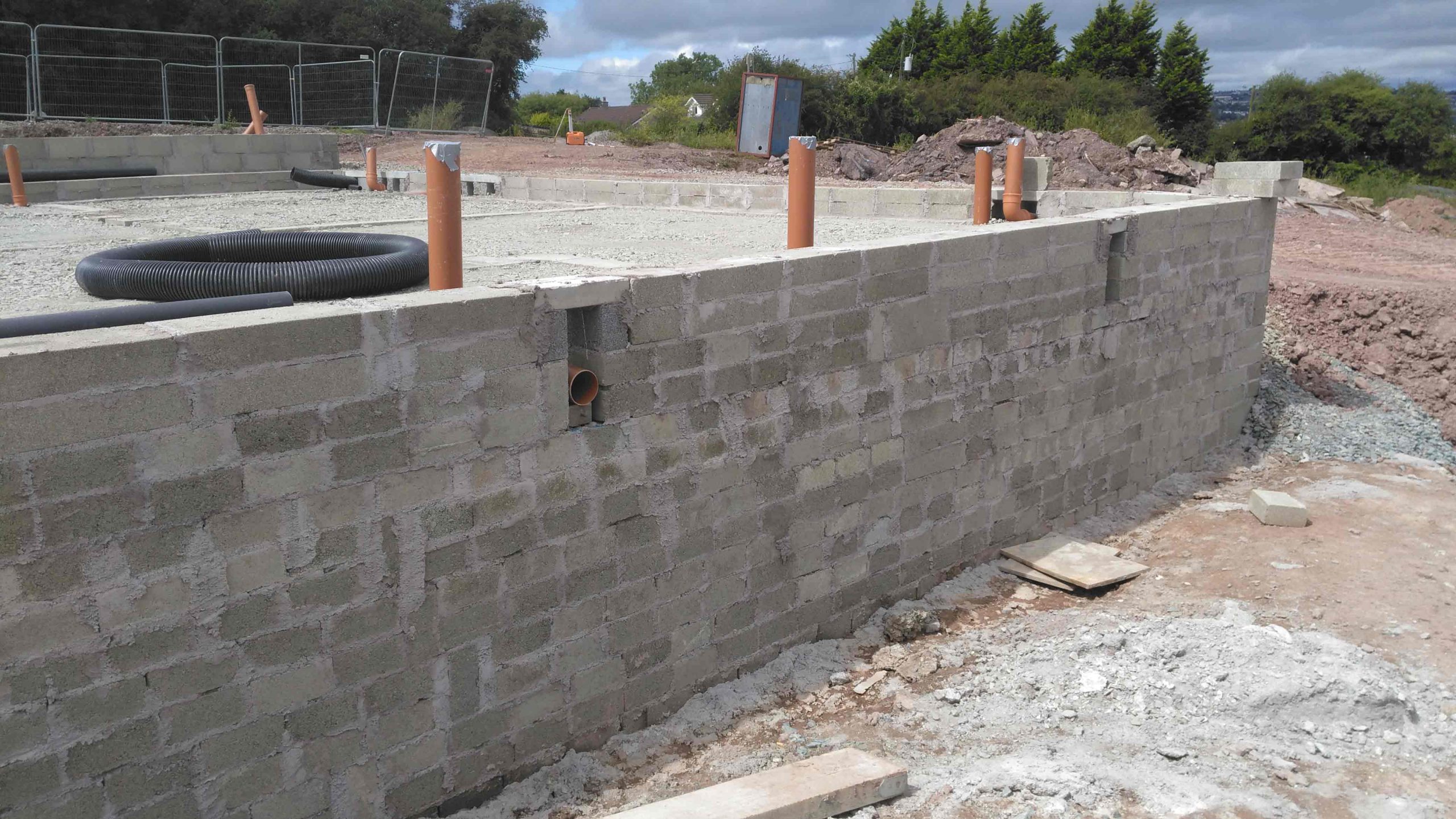 Blockwork foundations by Celtic Construction